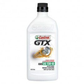 ACEITE LUBRICANTE 12/1 GTX 15W40 SPAN CASTROL - Envío Gratuito