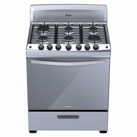 ESTUFA AL PISO 30" WHIRLPOOL GRIS - Envío Gratuito