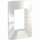 PLACA 3 MÓDULOS CHROME GLOSS SCHNEIDER ELECTRIC - Envío Gratuito