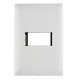 PLACA BLANCA DE 1 MODULO - Envío Gratuito