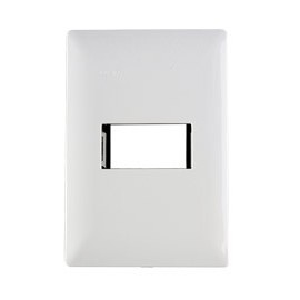 PLACA BLANCA DE 1 MODULO - Envío Gratuito