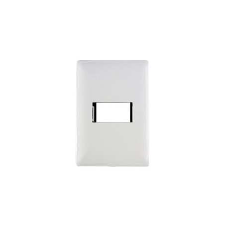 PLACA BLANCA DE 1 MODULO - Envío Gratuito