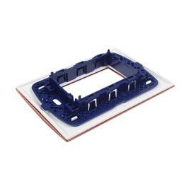 PLACA RECTANGULAR 3 MÓDULOS COLOR NARANJA - Envío Gratuito
