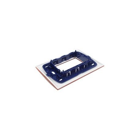 PLACA RECTANGULAR 3 MÓDULOS COLOR NARANJA - Envío Gratuito