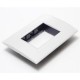 PLACA RECTANGULAR COLOR GRIS HIELO 3 MOD - Envío Gratuito