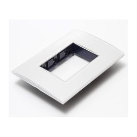 PLACA RECTANGULAR COLOR GRIS HIELO 3 MOD - Envío Gratuito