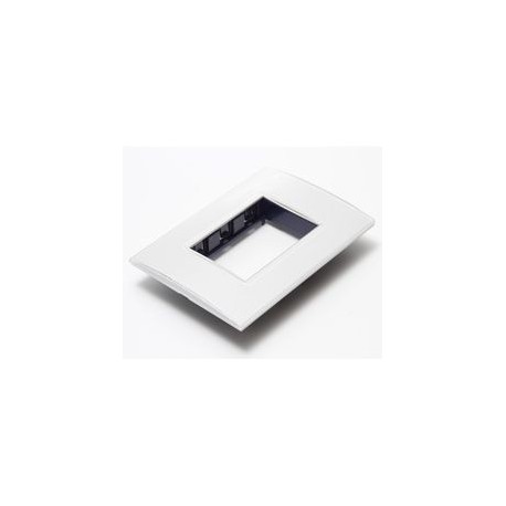 PLACA RECTANGULAR COLOR GRIS HIELO 3 MOD - Envío Gratuito