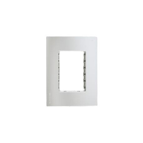 PLACA STYLO STATUS 3 MÓDULOS TITANIO - Envío Gratuito