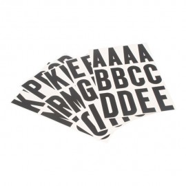 LETRAS NEGRO CON BLANCO 3" MM-4L - Envío Gratuito