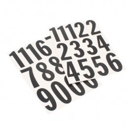 NÚMERO NEGRO CON BLANCO 3" MM-4N - Envío Gratuito