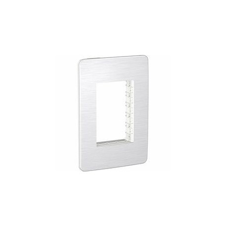 PLACA 3 MÓDULOS COSMIC GREY SCHNEIDER ELECTRIC - Envío Gratuito