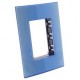 PLACA RECTANGULAR 3 MÓDULOS COLOR AZUL - Envío Gratuito