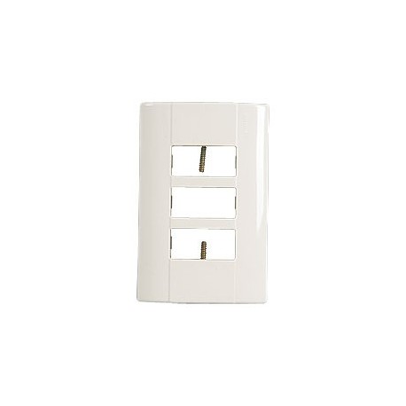 PLACA CHASIS MARFIL RESINA 3MOD. - Envío Gratuito