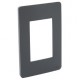 PLACA DE PLASTICO COLOR NEGRO - Envío Gratuito