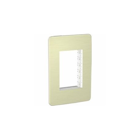 PLACA 3 MÓDULOS AURORA GOLD SCHNEIDER ELECTRIC - Envío Gratuito