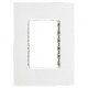 PLACA STYLO STATUS 3 MÓDULOS BLANCO - Envío Gratuito