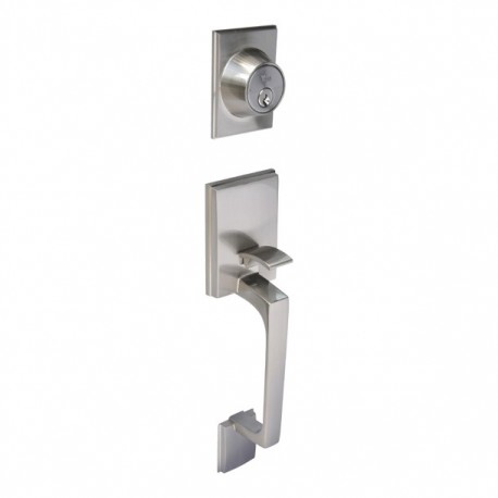 GATILLO CONTEMPO DOBLE CILINDRO ACABADO ACERO INOX. - Envío Gratuito