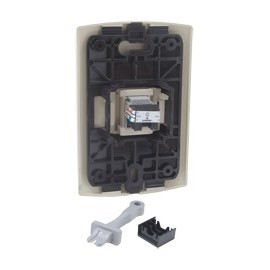 PLACA CON JACK TELEFÓNICO BÁSICA ARMAZÓN MARFIL - Envío Gratuito