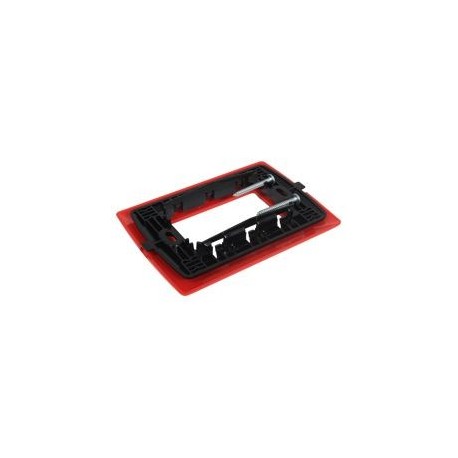PLACA RESINA 3 MÓDULOS ROJO - Envío Gratuito