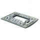 PLACA 3 VENTANAS VERDE SOFT - Envío Gratuito