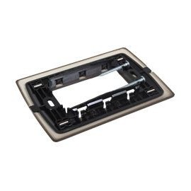 PLACA RESINA TEXT 3 MÓDULOS TABACO - Envío Gratuito
