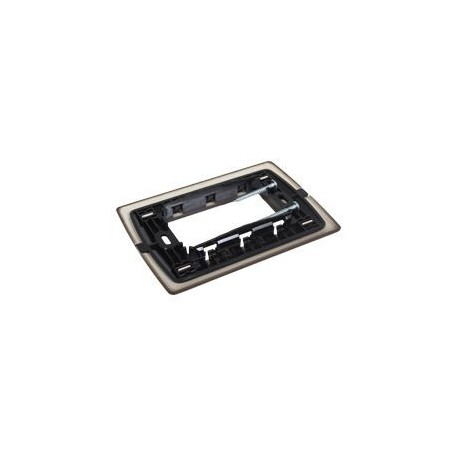 PLACA RESINA TEXT 3 MÓDULOS TABACO - Envío Gratuito