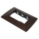 PLACA RESINA TEXT 3 MÓDULOS TABACO - Envío Gratuito