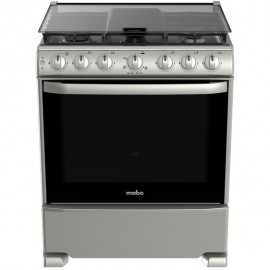 ESTUFA DE PISO 30" SILVER MABE TAPA CRISTAL - Envío Gratuito