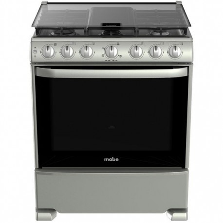 ESTUFA DE PISO 30" SILVER MABE TAPA CRISTAL - Envío Gratuito