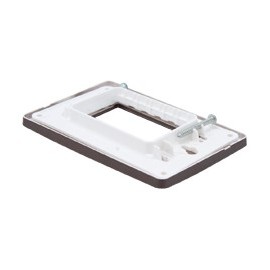 PLACA 3 MÓDULOS PLANET BROWN SCHNEIDER ELECTRIC - Envío Gratuito