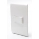 PLACA CON 1 INTERRUPTOR BLANCO - Envío Gratuito