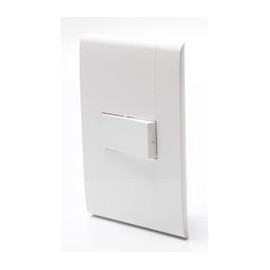 PLACA CON 1 INTERRUPTOR BLANCO - Envío Gratuito
