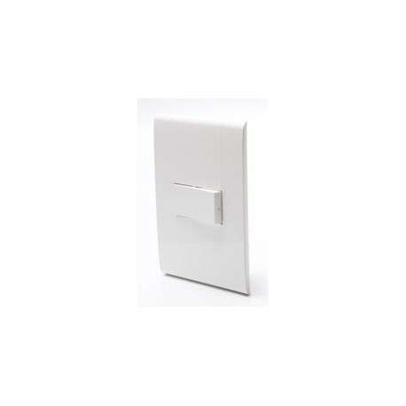 PLACA CON 1 INTERRUPTOR BLANCO - Envío Gratuito