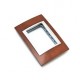 PLACA 3 MÓDULOS DE MADERA COLOR TABACO SCHNEIDER ELECTRIC - Envío Gratuito