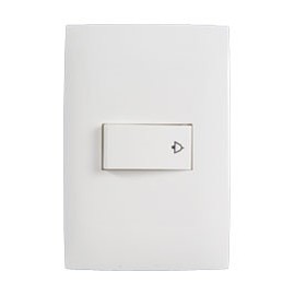 BOTÓN TIMBRE CON PLACA MARFIL - Envío Gratuito