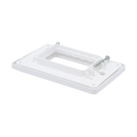 PLACA 3 MODULOS BLANCA - Envío Gratuito