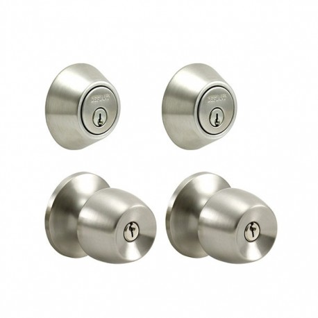 COMBO 2 P.COVE LLAVE + 2CERROJOS NS - Envío Gratuito