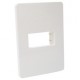 PLACA 1 VENTANA BLANCA - Envío Gratuito