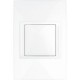 PLACA 2 MÓDULOS CENTRADOS COLOR BLANCO SCHNEIDER ELECTRIC - Envío Gratuito