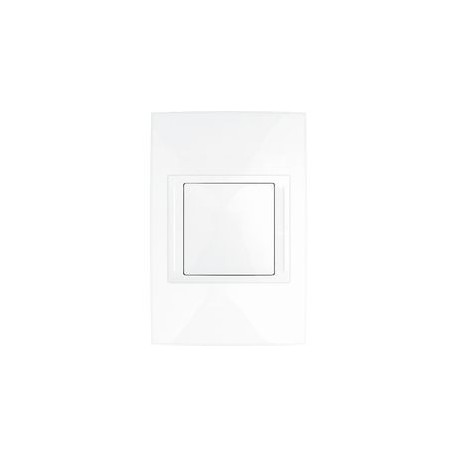 PLACA 2 MÓDULOS CENTRADOS COLOR BLANCO SCHNEIDER ELECTRIC - Envío Gratuito