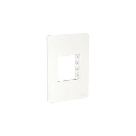 PLACA 2 MODULOS JUNTOS BLANCA - Envío Gratuito
