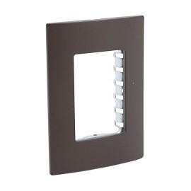 PLACA 3 VENTANAS MOKA SOFT - Envío Gratuito