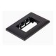 PLACA 3 VENTANAS BLACK ALPHA - Envío Gratuito