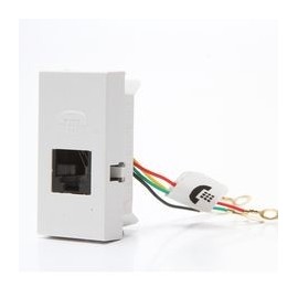 TOMA DE TELEFÓNO 4 HILOS 1 MÓDULO - Envío Gratuito