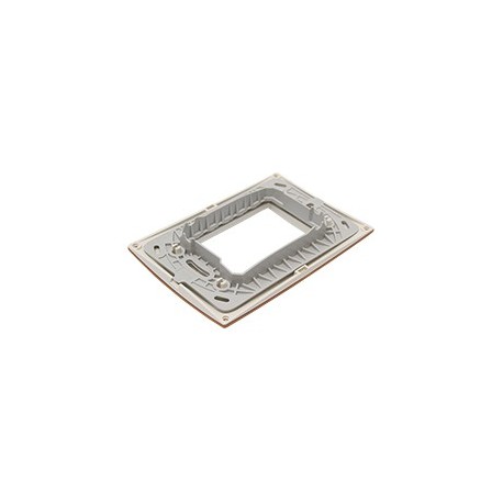 PLACA 3 MÓDULOS PLÁSTICA COLOR ORANGE - Envío Gratuito