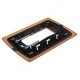 PLACA RESINA TEXT 3 MÓDULOS TERRACOTA - Envío Gratuito