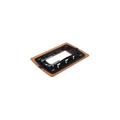 PLACA RESINA TEXT 3 MÓDULOS TERRACOTA - Envío Gratuito