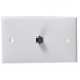 PLACA CON COAXIAL BLANCO - Envío Gratuito