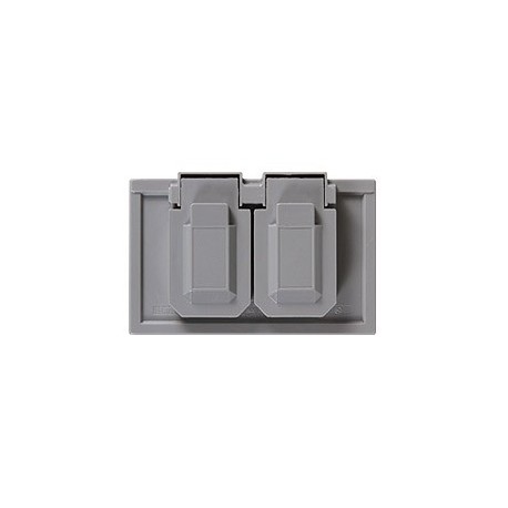 PLACA INTEMPERIE 2 UNIDADES HORIZONTAL - Envío Gratuito