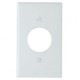 PLACA PARA CONTACTO SENCILLO BLANCO - Envío Gratuito